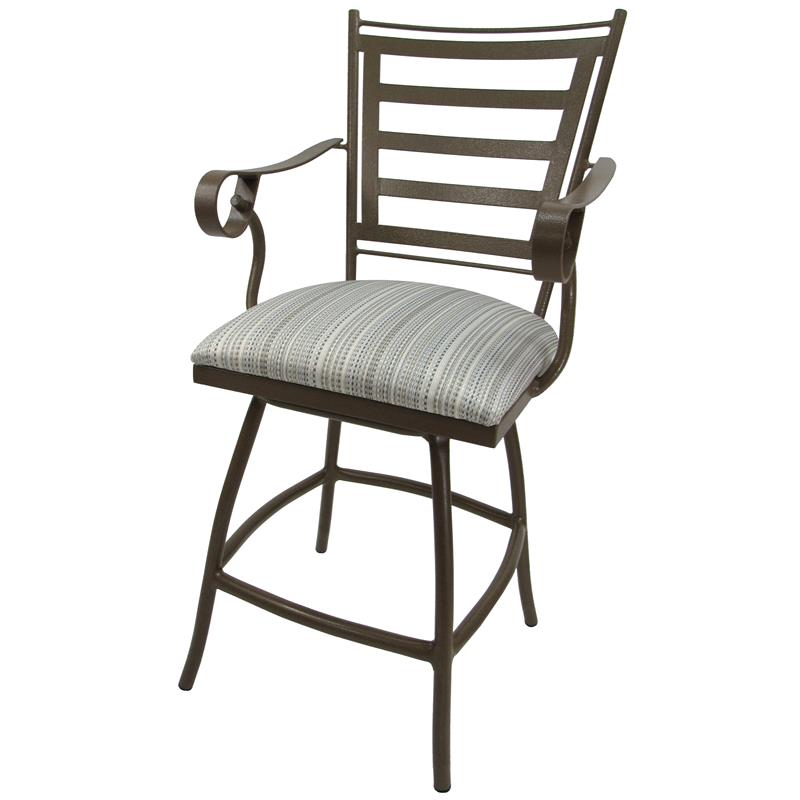 Pemberly Row Outdoor Swivel Counter 26