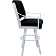 Pemberly Row Leather Swivel Metal 26
