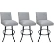 Pemberly Row Set of 3 Swivel Metal 30