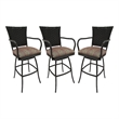 Pemberly Row Set of 3 Outdoor Indoor Counter 26