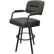 Pemberly Row Swivel Metal Bar Stool 30