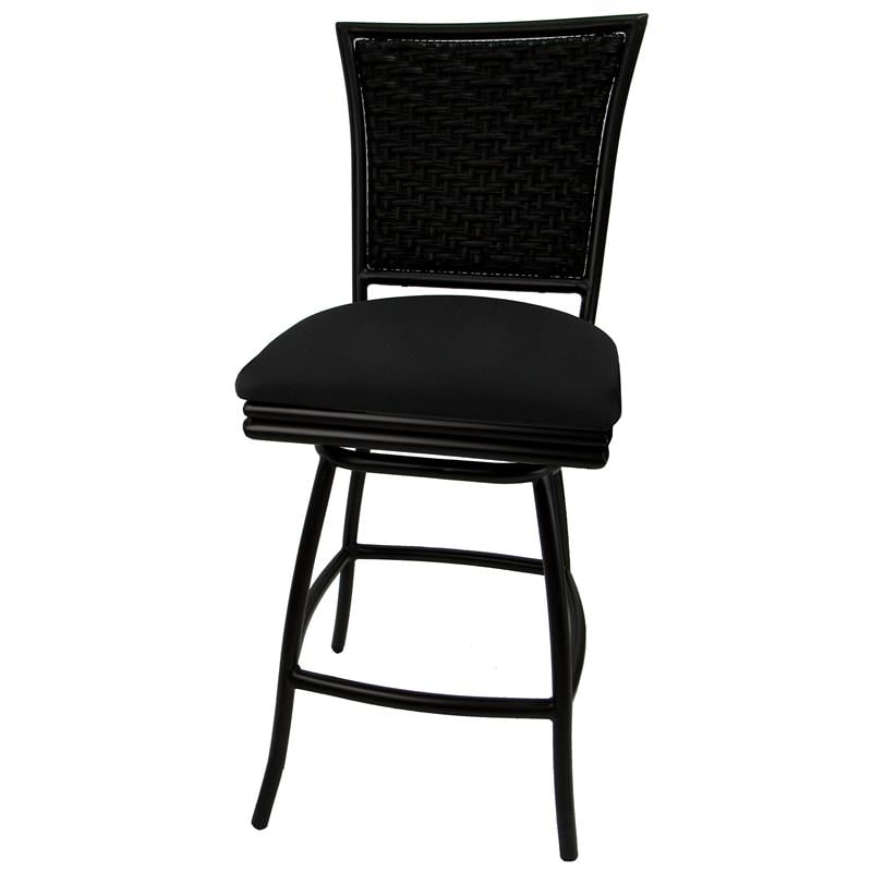 Pemberly Row Outdoor Swivel Counter Stool 26