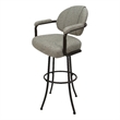 Pemberly Row Swivel Counter Metal Bar Stool 26