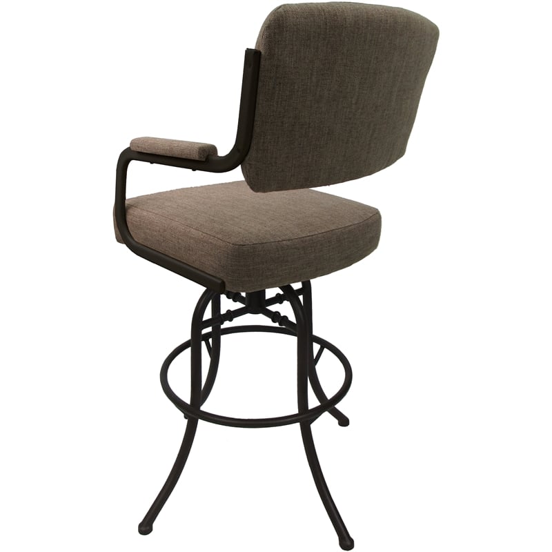 Pemberly Row Swivel Tilt Metal Bar Stool 30