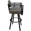 Pemberly Row Swivel Metal Counter Stool 26