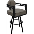 Pemberly Row Swivel Metal Counter Stool 26
