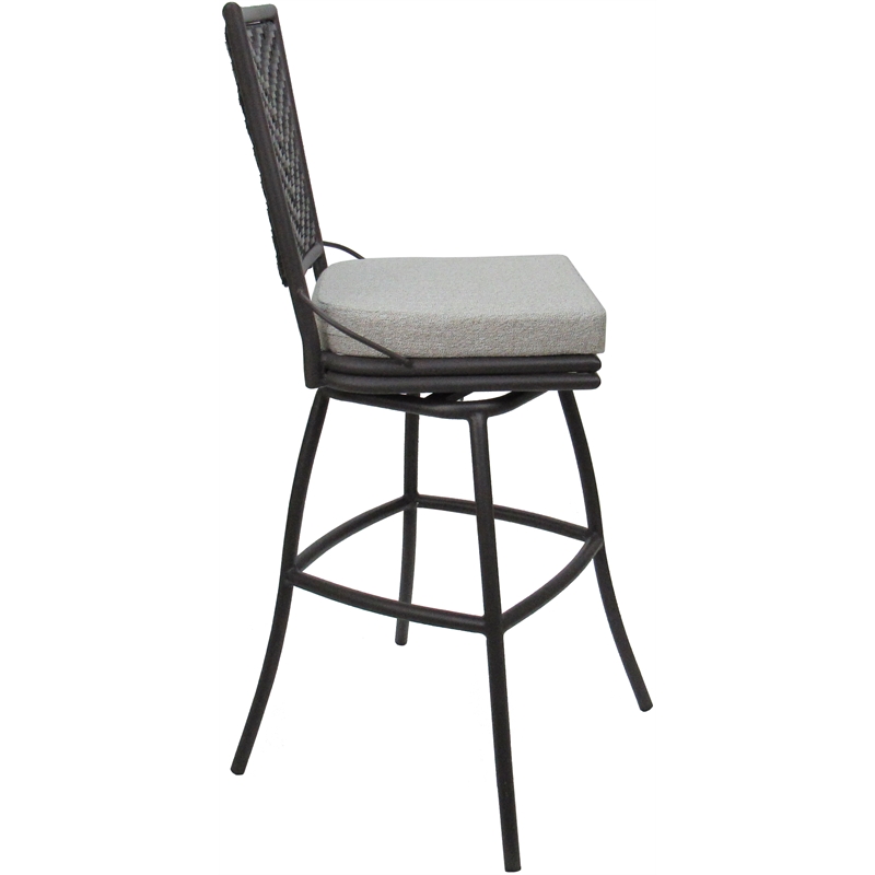 Pemberly Row Outdoor or Indoor Metal Bar Stool 30
