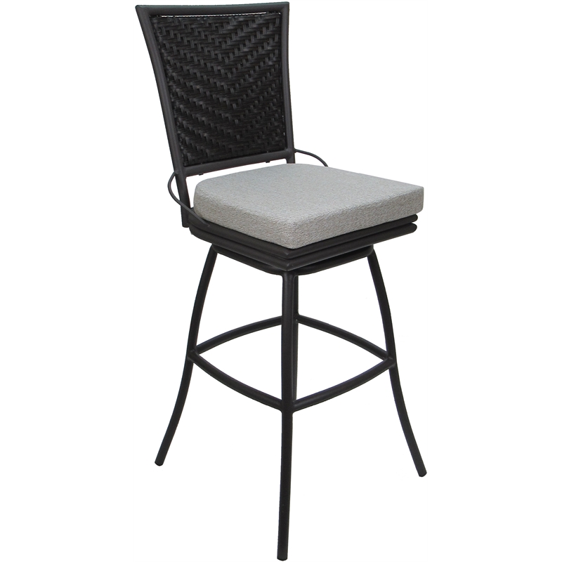 Pemberly Row Outdoor or Indoor Metal Bar Stool 30