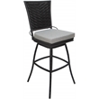 Pemberly Row Outdoor or Indoor Metal Bar Stool 30