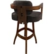 Pemberly Row Swivel Wood Extra Tall Stool 34