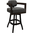 Pemberly Row Swivel Wood Counter Stool 26