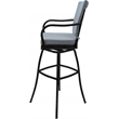 Pemberly Row Outdoor/Indoor Swivel Extra Tall Stool 34