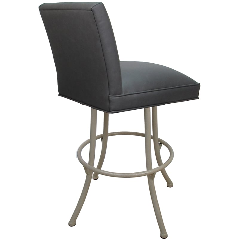 Pemberly Row Set of 3 Extra Tall Swivel Metal Stools 34
