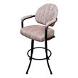 Pemberly Row Swivel Counter Metal Bar Stool 26