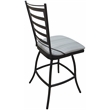 Pemberly Row Outdoor/Indoor Swivel Armless Bar Stool 30