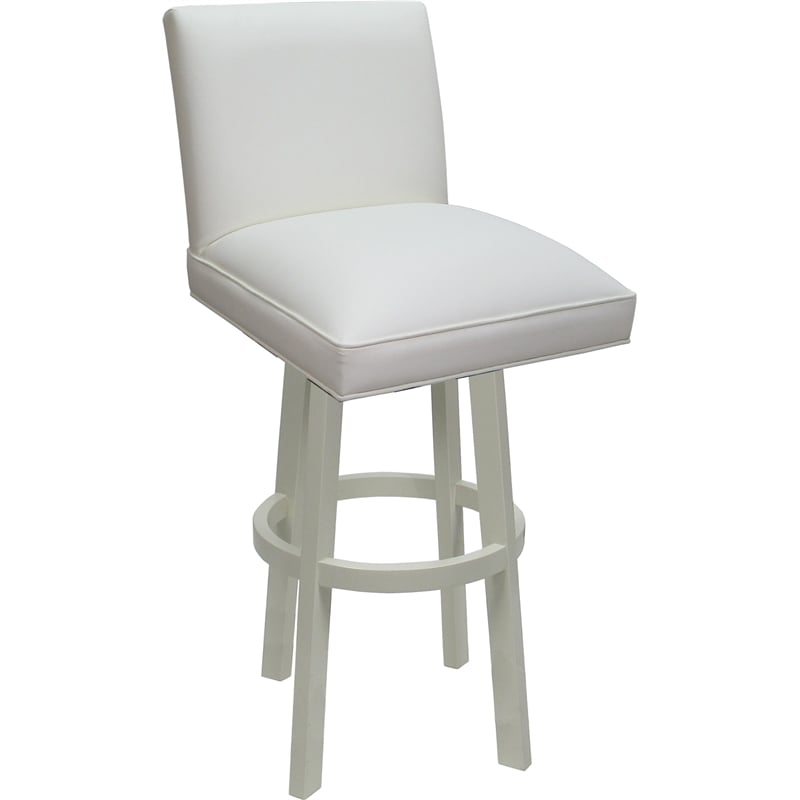 Pemberly Row Swivel Wood Bar Stool 30