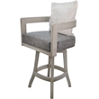 Pemberly Row Swivel Wood Counter Stool 26