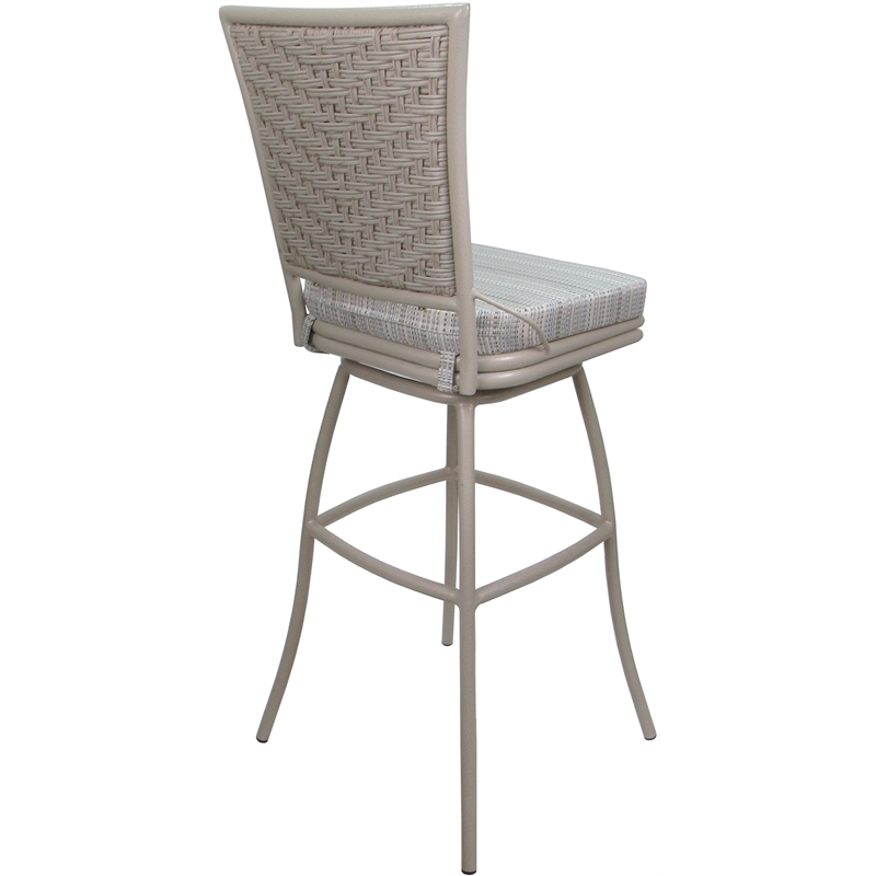 Pemberly Row Outdoor or Indoor Extra Tall Metal Bar Stool 34