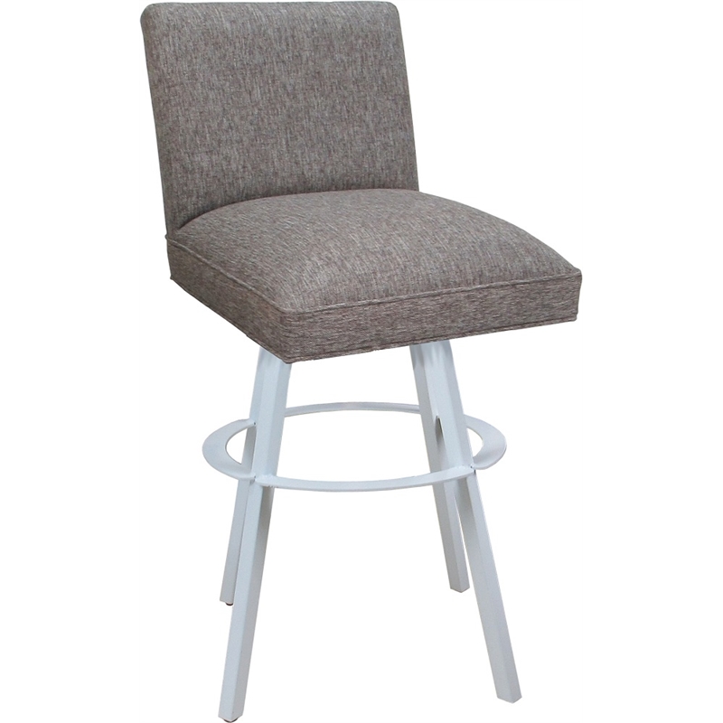 Pemberly Row Swivel Metal Counter Stool 26