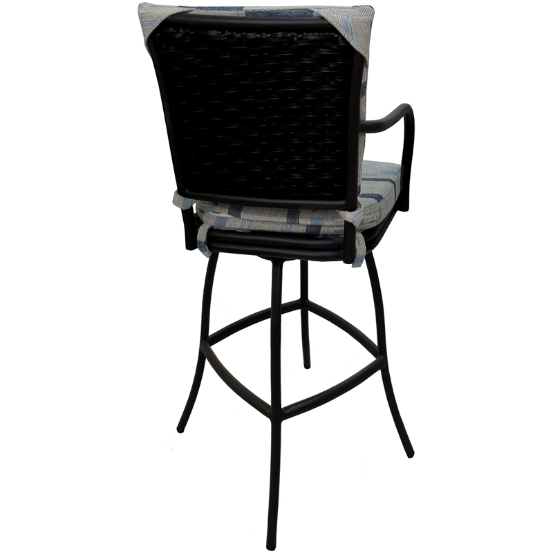 Pemberly Row Outdoor or Indoor Extra Tall Bar Stool 34