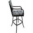Pemberly Row Outdoor or Indoor Extra Tall Bar Stool 34