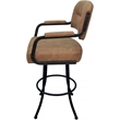 Pemberly Row Swivel Metal Counter Stool 26