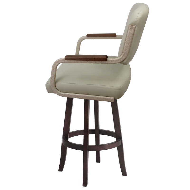 Pemberly Row Swivel Extra Tall Metal Bar Stool 34