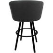 Pemberly Row Extra Tall Swivel Metal Bar Stool 34