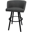 Pemberly Row Extra Tall Swivel Metal Bar Stool 34