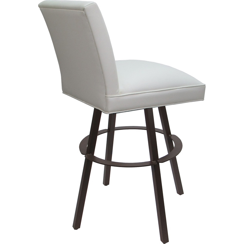 Pemberly Row Swivel Metal Bar Stool 30