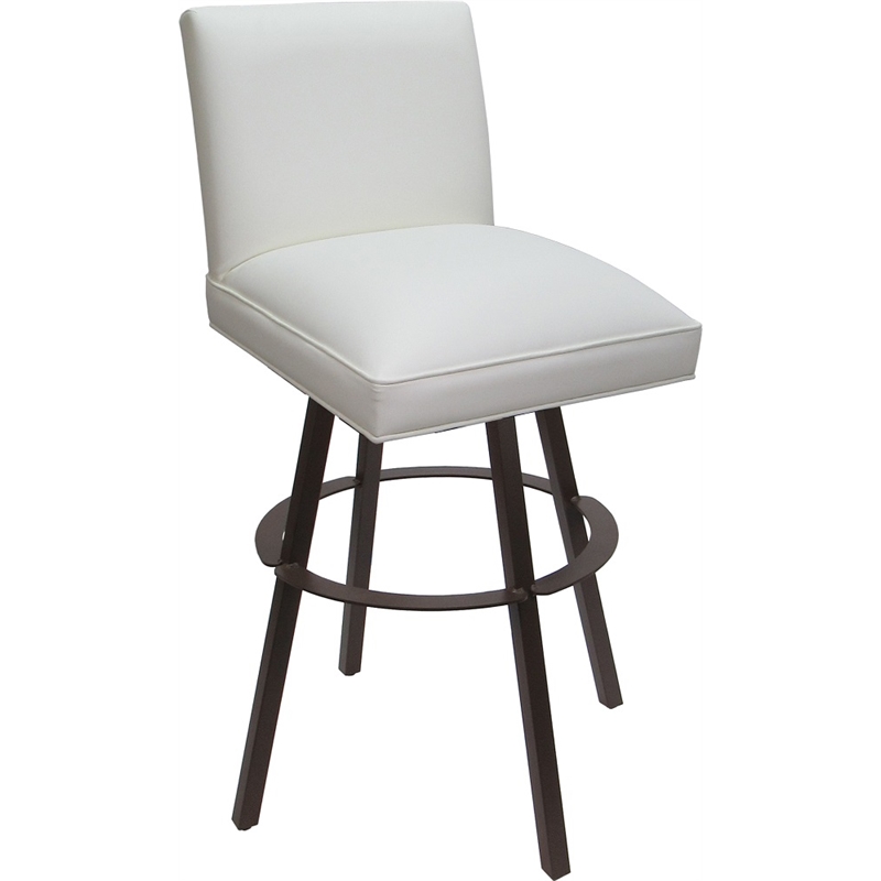 Pemberly Row Swivel Metal Bar Stool 30