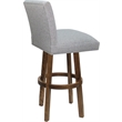 Pemberly Row Swivel Wood Extra Tall Stool 34