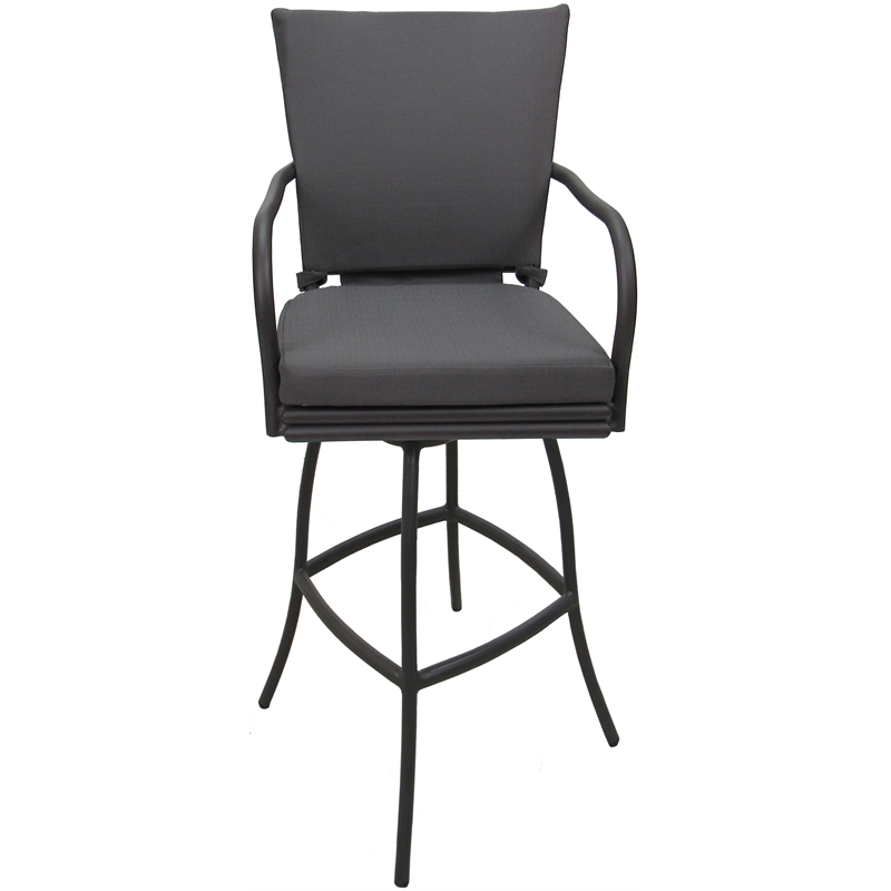 Pemberly Row Outdoor or Indoor Extra Tall Bar Stool 34