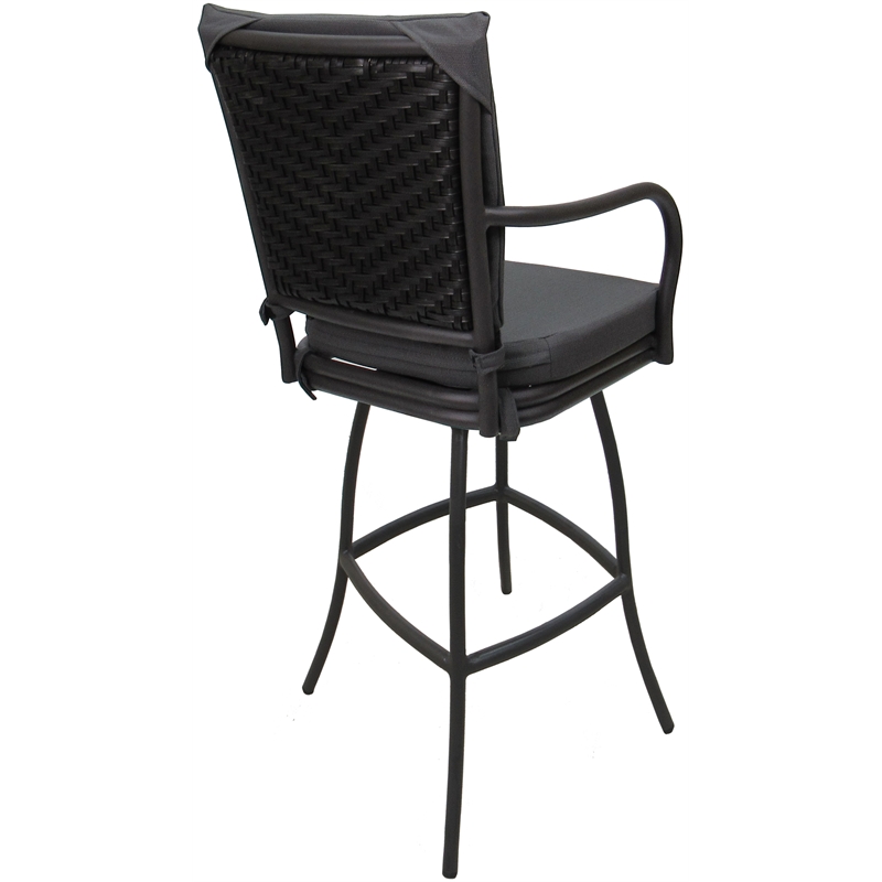Pemberly Row Outdoor or Indoor Extra Tall Bar Stool 34