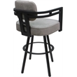 Pemberly Row Swivel Metal Bar Stool 30