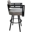 Pemberly Row Swivel Metal Bar Stool 30