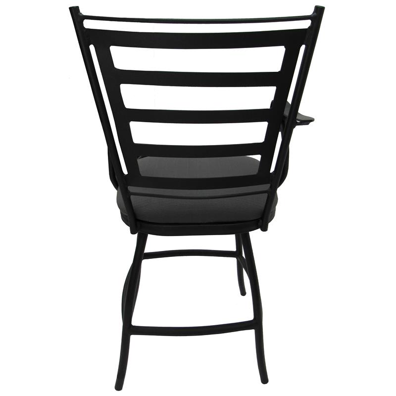 Pemberly Row Outdoor Swivel Counter Stool 26