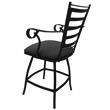 Pemberly Row Outdoor Swivel Counter Stool 26