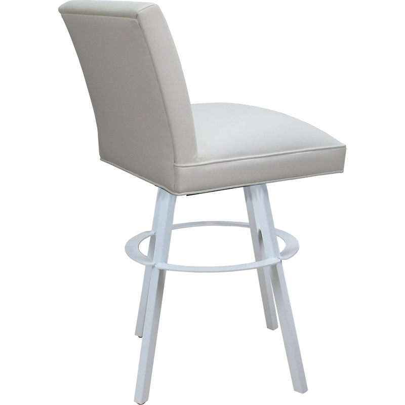 Pemberly Row Set of 3 Swivel Metal Counter Stools 26