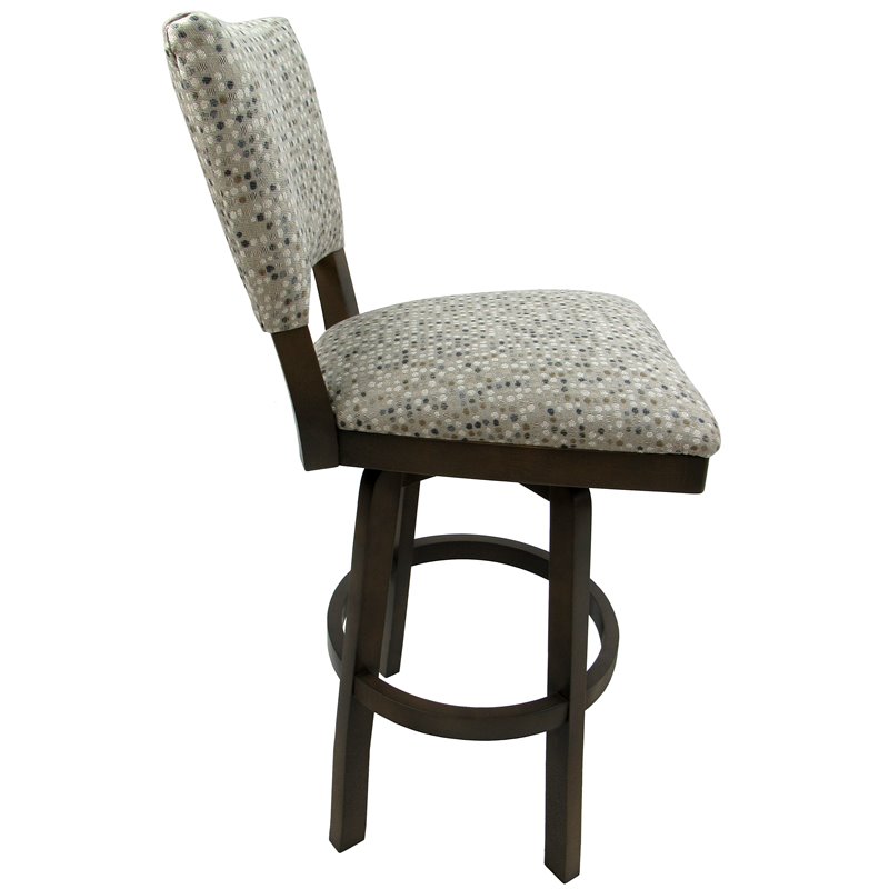 Pemberly Row Swivel Wood Bar Stool 30