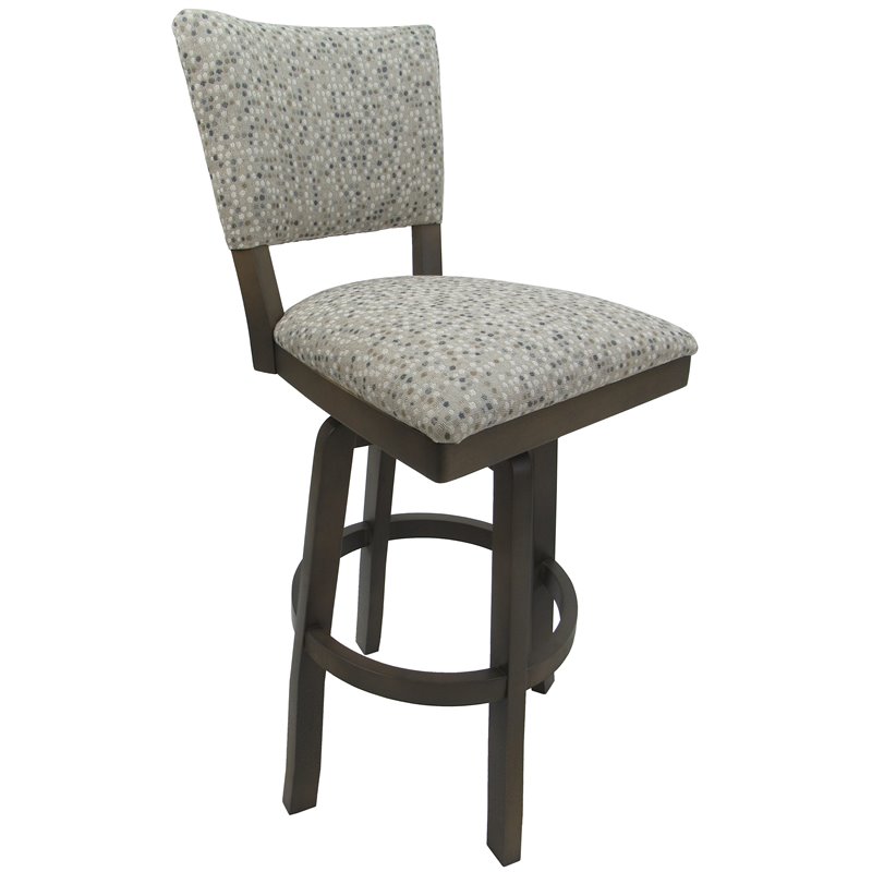 Pemberly Row Swivel Wood Bar Stool 30