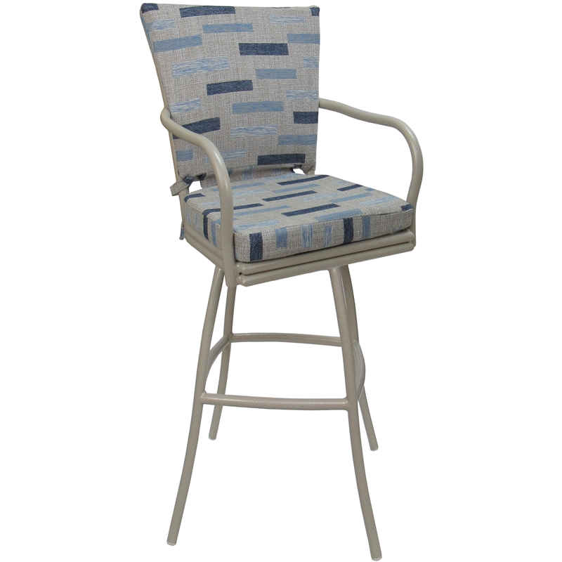 Pemberly Row Outdoor or Indoor Extra Tall Bar Stool 34