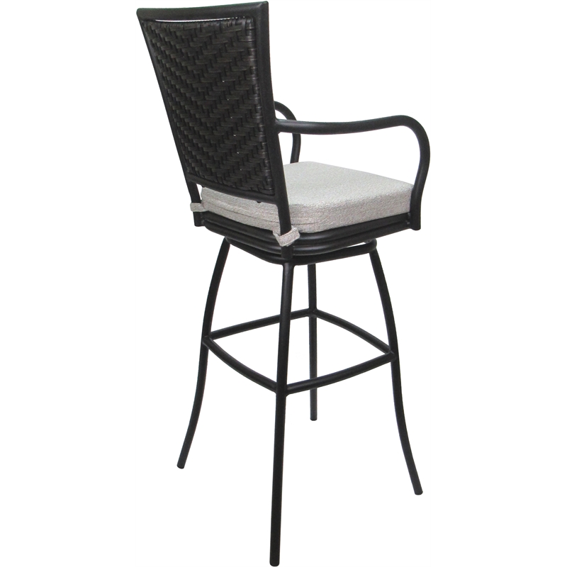 Pemberly Row Outdoor or Indoor Extra Tall Bar Stool 34