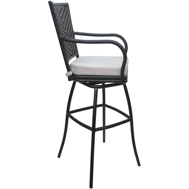 Pemberly Row Outdoor or Indoor Extra Tall Bar Stool 34