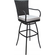 Pemberly Row Outdoor or Indoor Extra Tall Bar Stool 34