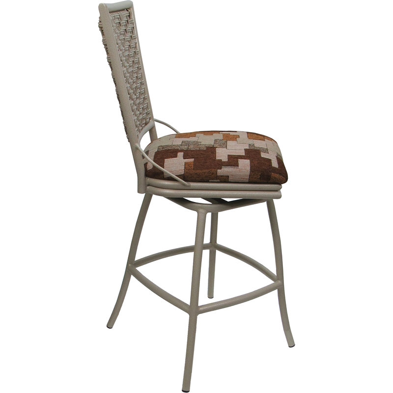 Pemberly Row Outdoor Indoor Armless Counter Stool 26