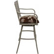 Pemberly Row Outdoor Indoor Swivel Bar Stool 30
