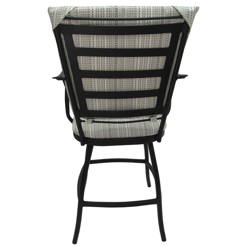 Pemberly Row Outdoor Swivel Counter Stool 26
