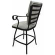 Pemberly Row Outdoor Swivel Counter Stool 26
