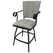 Pemberly Row Outdoor Swivel Counter Stool 26